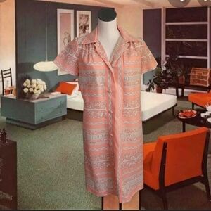 Vintage 60s House Dress